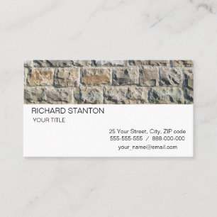 Carte De Visite Motif Stony