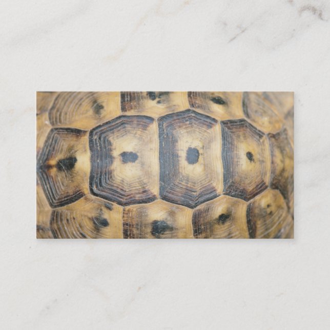 Carte De Visite Motif Tortoise Shell (Devant)