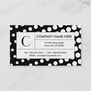 Carte De Visite motif tramé