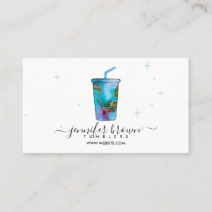 Carte De Visite Motif Tumbler ombré
