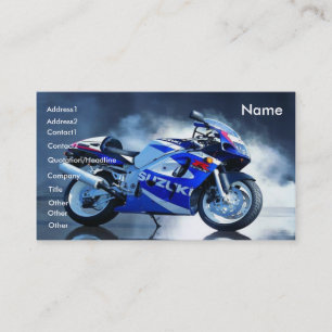Carte de visite moto