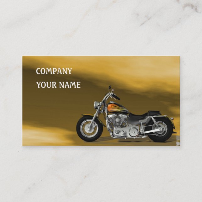 Carte De Visite Moto à moteur (Devant)