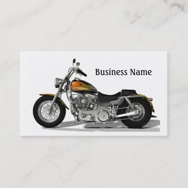 Carte De Visite Moto à moteur (Devant)