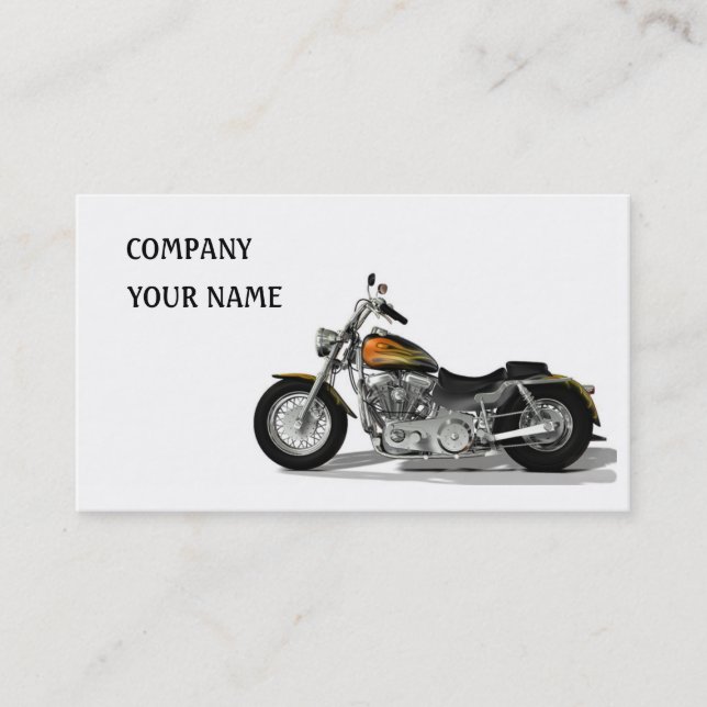 Carte De Visite Moto à moteur (Devant)