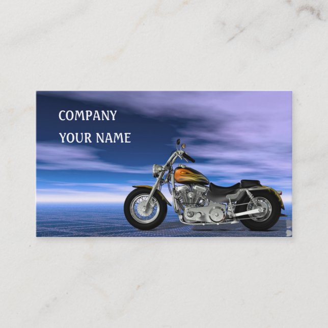 Carte De Visite Moto à moteur (Devant)