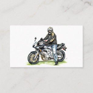 Carte De Visite Moto et Rider