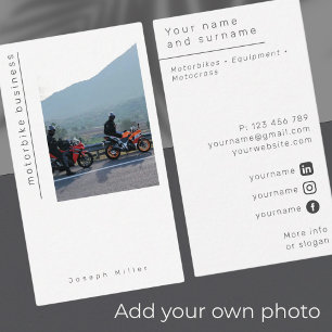 Carte de visite moto moto photo moto-x