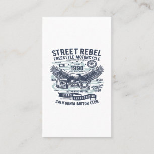 Carte De Visite Moto Street Rebel
