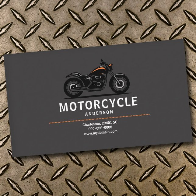 Carte De Visite Motocyclette  (Motorcycle business card)