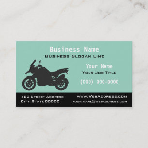 Carte De Visite Motocyclette de sport touring Moto pour cavalier