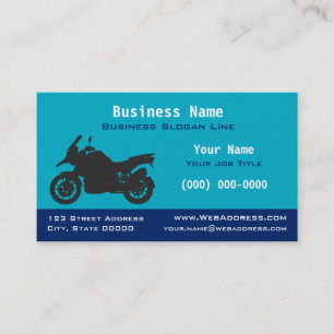 Carte De Visite Motocyclette de tourisme sportif Moto pour caval