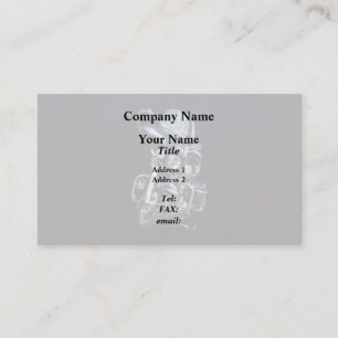 Carte De Visite Motocyclette du shérif