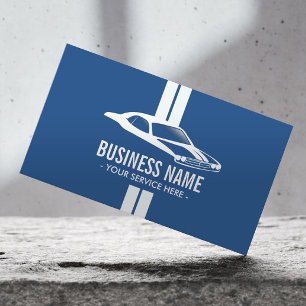 Carte De Visite Motoneige de course moderne voiture automobile