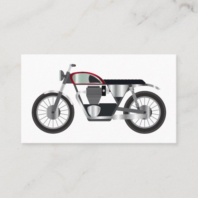 Carte De Visite Motorcycle (Devant)