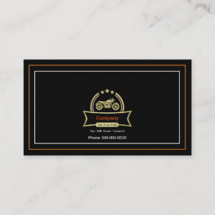 Carte De Visite Motorcycle vintage