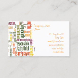 Carte De Visite Mots motivants #4