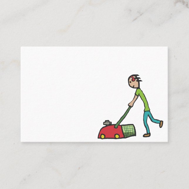 Carte De Visite Moulage de pelouse (Devant)