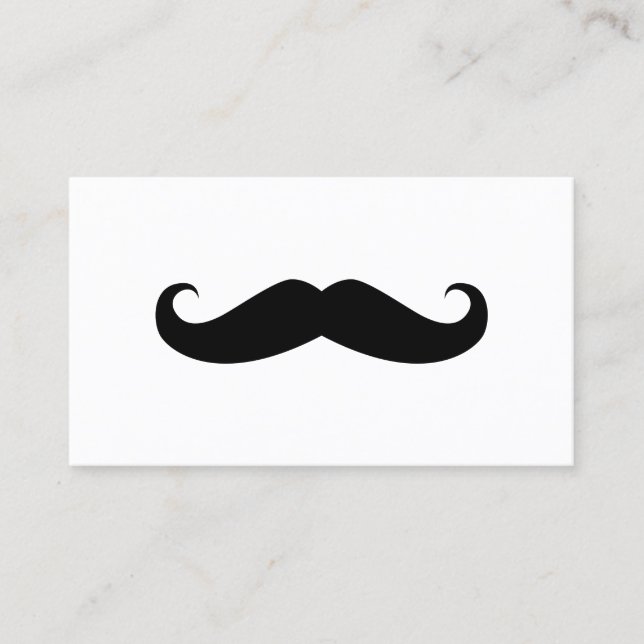 Carte De Visite moustache (Devant)