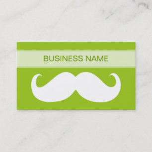 Carte De Visite Moustache drôle et chaux ordinaire