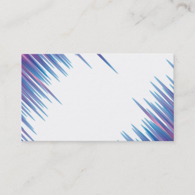 Carte de visite multicolore (Devant)