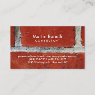 Carte De Visite Mur d'orange artistique unique contemporain tendan