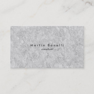 Carte De Visite Mur gris moderne minimaliste simple