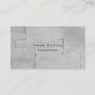 Carte De Visite Mur Gris Simple Uni Minimaliste Moderne
