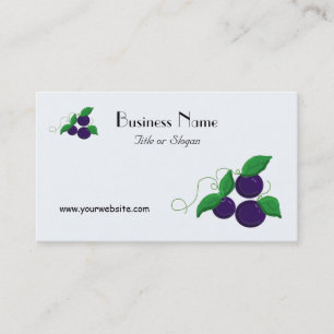 Carte De Visite Mûre Fruit
