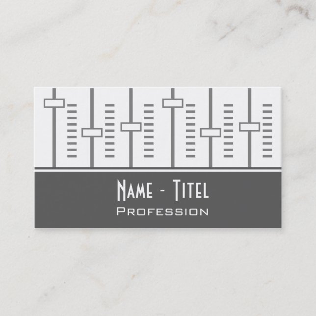 Carte De Visite Music (Devant)