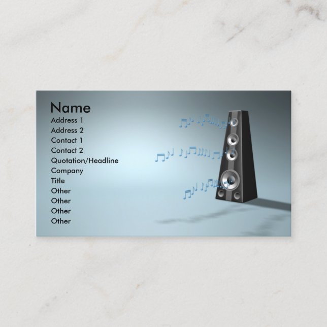 Carte De Visite music_b (Devant)