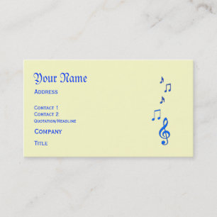 Carte de visite musical