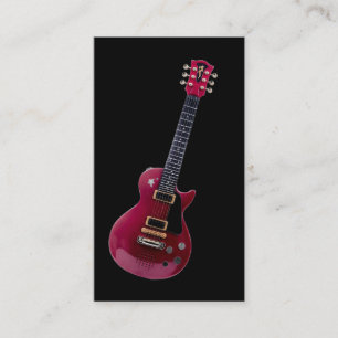 Carte De Visite Musicien Élégant