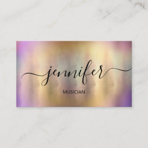 Carte De Visite Musicien professionnel DJ Peinture artistique