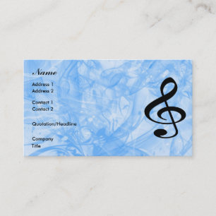 Carte De Visite Musique