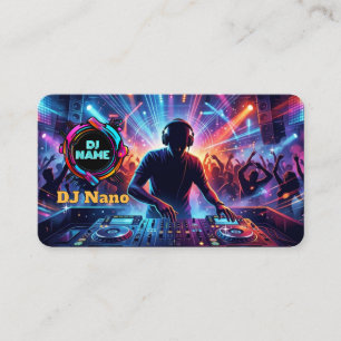 Carte De Visite Musique de DJs professionnels