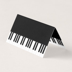 CARTE DE VISITE MUSIQUE DE PIANO