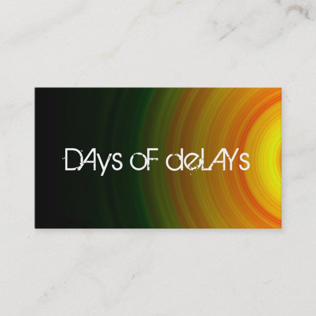 Carte De Visite Musique du groupe Vocalist Rock (Devant)