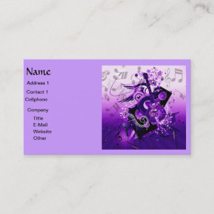 Carte De Visite Musique et moi_