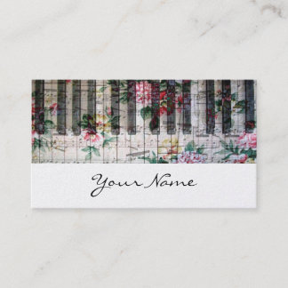 Carte De Visite musique vintage pianiste