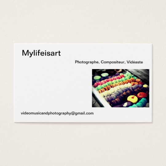 Carte de visite Mylifeisart