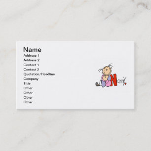 Carte De Visite N est pour Nounou
