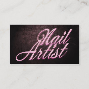 Carte De Visite Nail artist business card