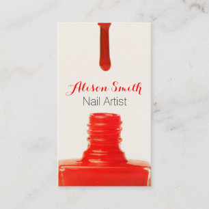 Carte De Visite Nail Artist/Nail Polish