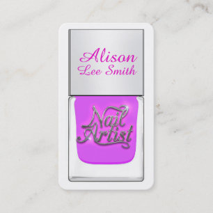 Carte De Visite Nail Artist/Nail Polish