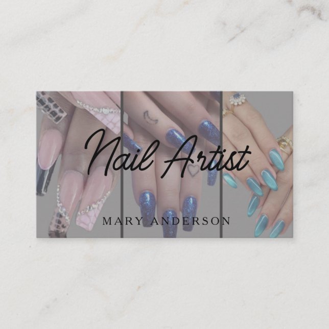 Carte De Visite Nail Beauty (Devant)