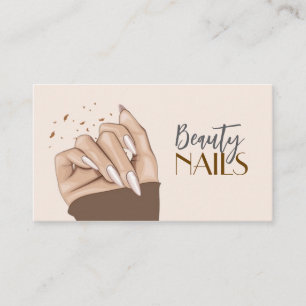 Carte De Visite Nails Salon Business Card