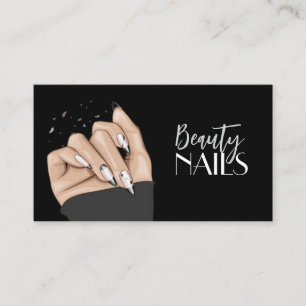 Carte De Visite Nails Salon Business Card