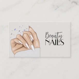 Carte De Visite Nails Salon Business Card