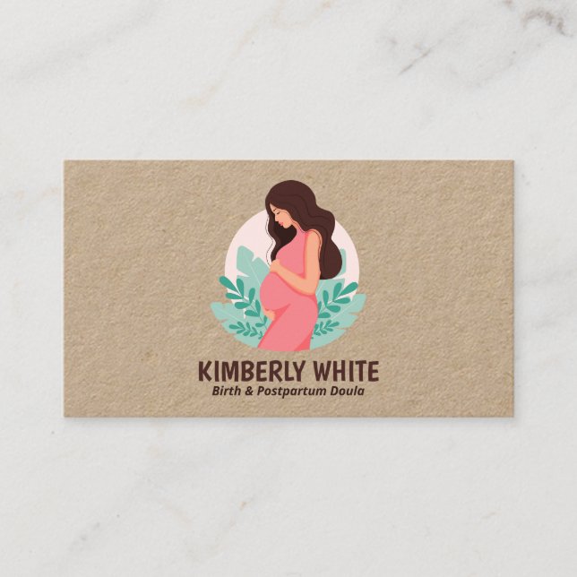 Carte De Visite Naissance et post-partum Doula (Devant)