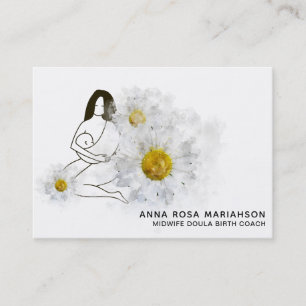 Carte De Visite *~* Naissance florale Mini-femme Doula Naissance G